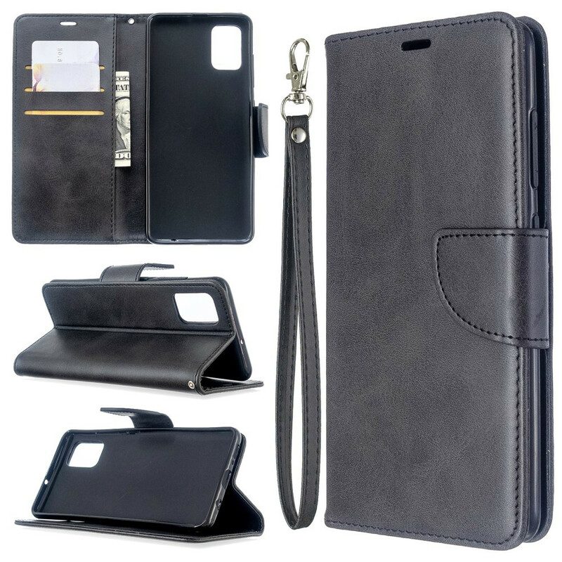 Folio-hoesje voor Samsung Galaxy A51 Flip Case Gladde Flap Schuin