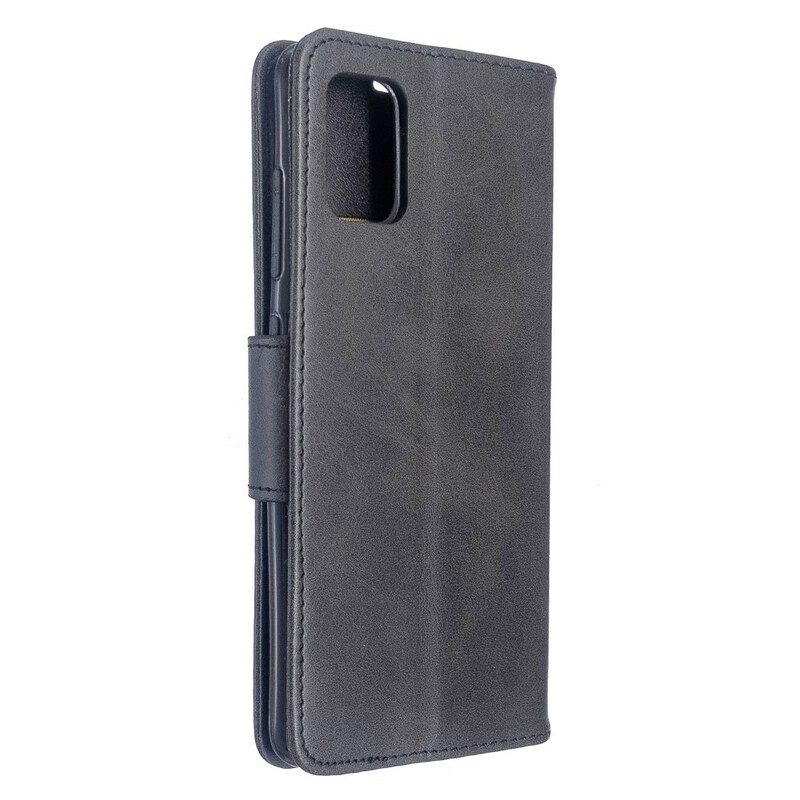 Folio-hoesje voor Samsung Galaxy A51 Flip Case Gladde Flap Schuin