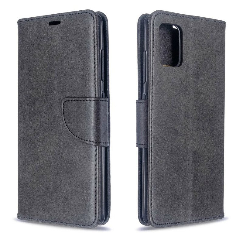 Folio-hoesje voor Samsung Galaxy A51 Flip Case Gladde Flap Schuin