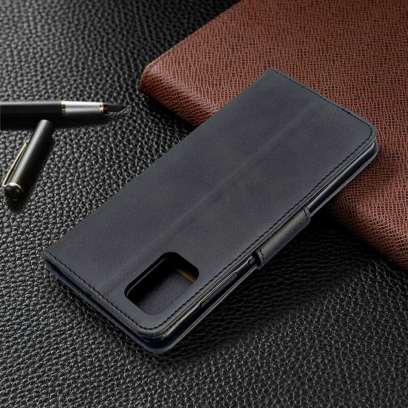 Folio-hoesje voor Samsung Galaxy A51 Flip Case Gladde Flap Schuin