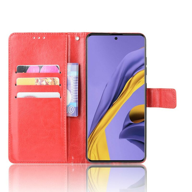 Folio-hoesje voor Samsung Galaxy A51 Flitsend Kunstleer