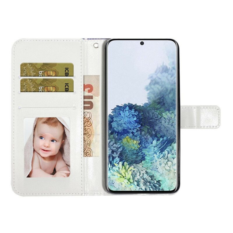 Folio-hoesje voor Samsung Galaxy A51 Koninklijke Schedel