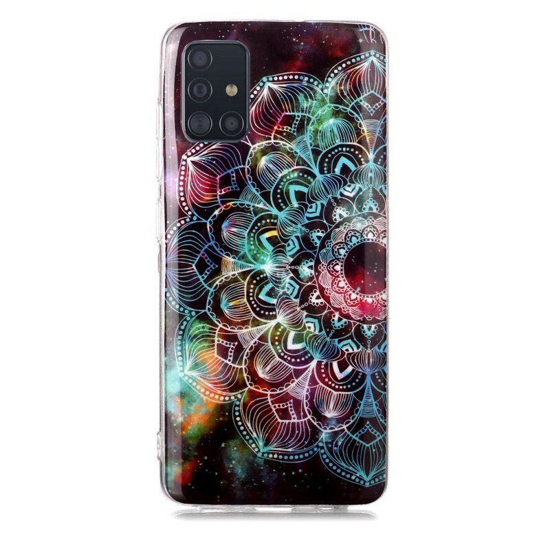 Hoesje voor Samsung Galaxy A51 Fluorescerende Bloemenserie