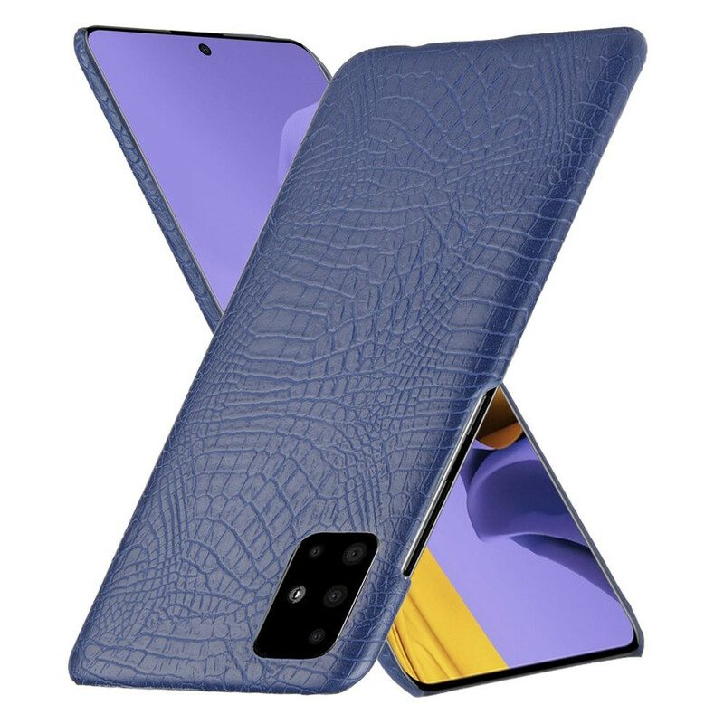 Hoesje voor Samsung Galaxy A51 Krokodillenhuid-effect