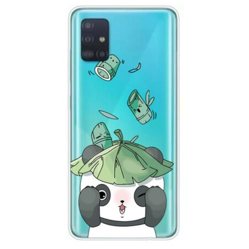 Hoesje voor Samsung Galaxy A51 Panda Jongleur