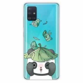 Hoesje voor Samsung Galaxy A51 Panda Jongleur