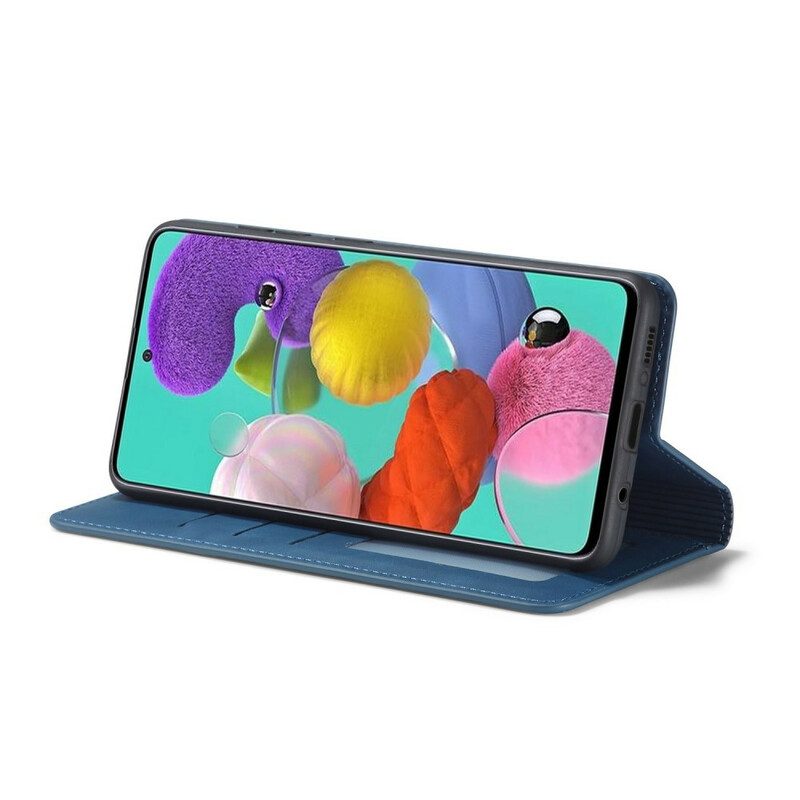 Leren Hoesje voor Samsung Galaxy A51 Forwenw Ledereffect