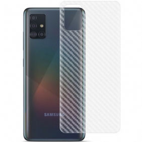 Rugbeschermingsfolie Voor Samsung Galaxy A51 Carbon Style Imak