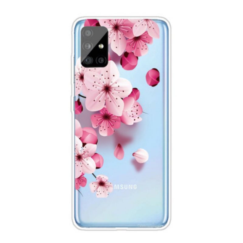 Telefoonhoesje voor Samsung Galaxy A51 Kleine Roze Bloemen