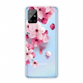 Telefoonhoesje voor Samsung Galaxy A51 Kleine Roze Bloemen