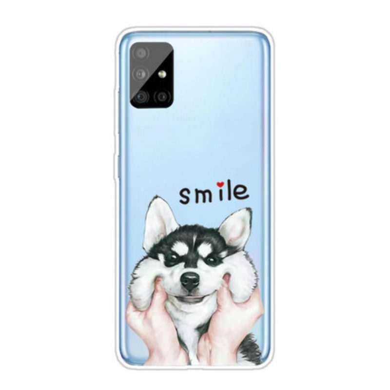 Telefoonhoesje voor Samsung Galaxy A51 Lach Hond