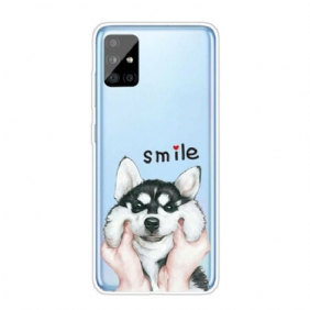 Telefoonhoesje voor Samsung Galaxy A51 Lach Hond