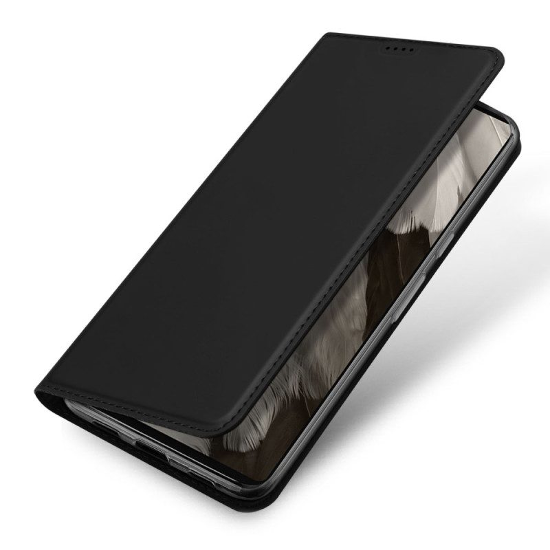 Bescherming Hoesje voor Google Pixel 7A Folio-hoesje Skin-pro-serie Dux Ducis