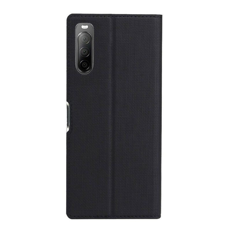 Bescherming Hoesje voor Sony Xperia 10 II Folio-hoesje Getextureerde Vili Dmx