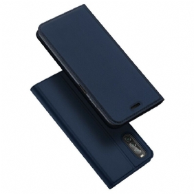 Bescherming Hoesje voor Sony Xperia 10 II Folio-hoesje Skinpro Dux Ducis