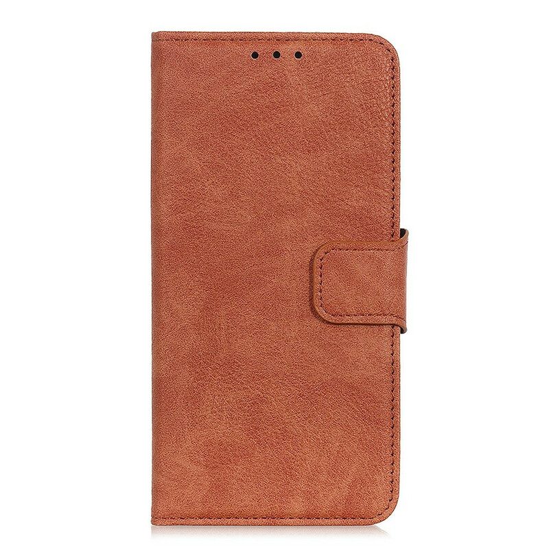 Folio-hoesje voor Sony Xperia 10 II Kunstleer Litchi Business