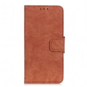 Folio-hoesje voor Sony Xperia 10 II Kunstleer Litchi Business