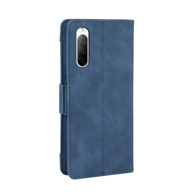 Folio-hoesje voor Sony Xperia 10 II Premier Class Met Meerdere Kaarten